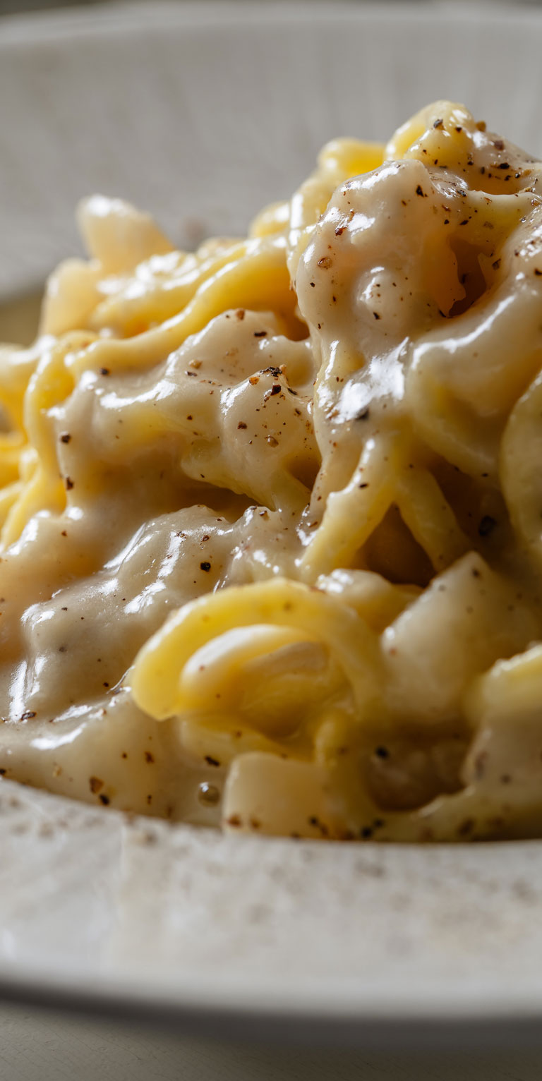 cacio e pepe tartufo dettaglio 2 Ago e Lillo Bistrot Roma